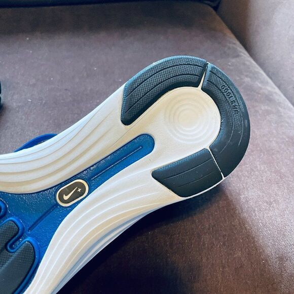 Excellent NIKE Flyknit Lunar 1 Royal Blue Yellow 12.5 US 47.5 EUR - Picture 11 of 11